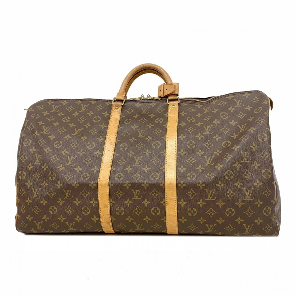 LOUIS VUITTON Brown Monogram Keepall 60 Boston Bag - Picture 1 of 12